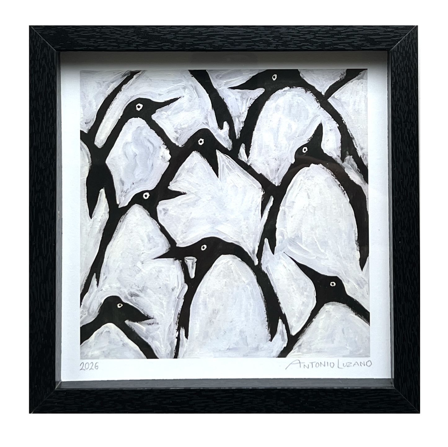 Many Penguins - 20x20cm