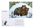 Three Bears - A6 Postcard