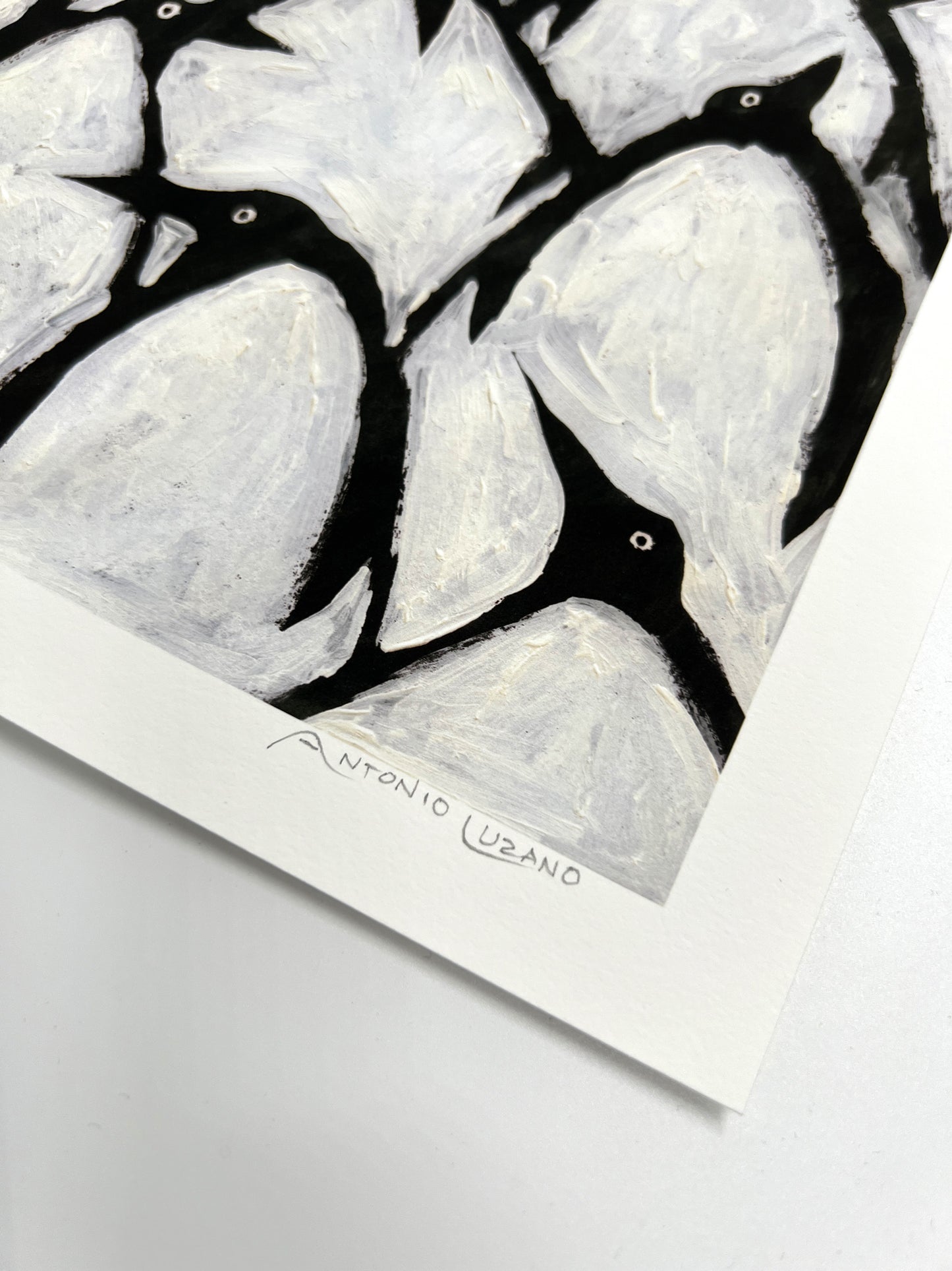 Many Penguins - 20x20cm