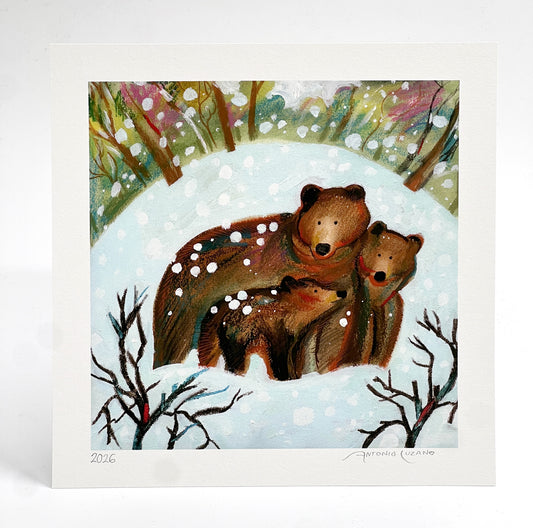 Three Bears - 20x20cm