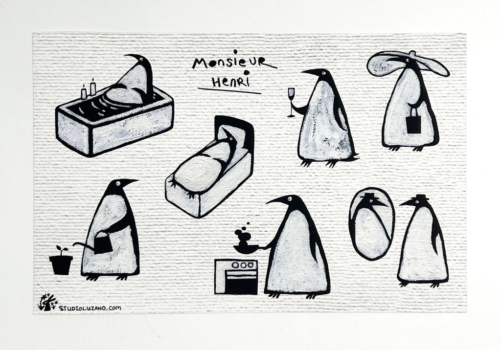 Monsieur Henri - Sticker Sheet