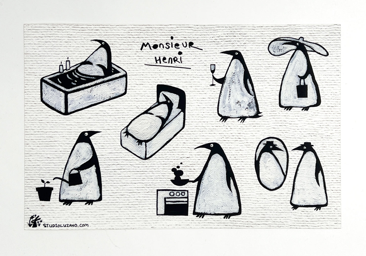 Monsieur Henri - Sticker Sheet