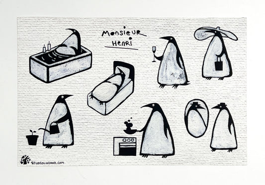 Monsieur Henri - Sticker Sheet