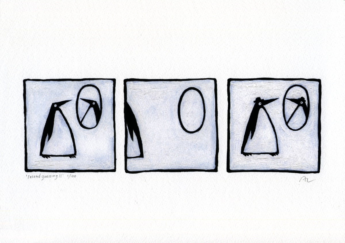 'second guessing II' - A4 Limited Edition Fine Art Print