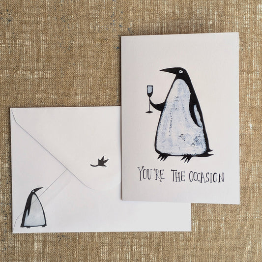 Monsieur Henri Greeting Card - You're The Occasion