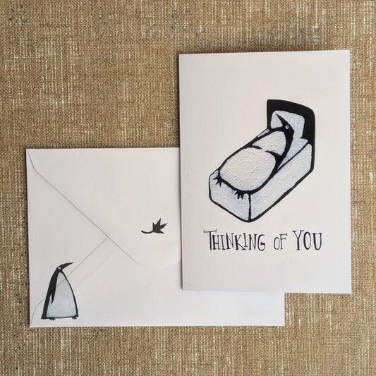 Monsieur Henri Greeting Card - Thinking of You