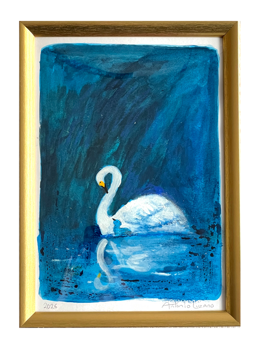 Pen & Cygnet (Original Painting)