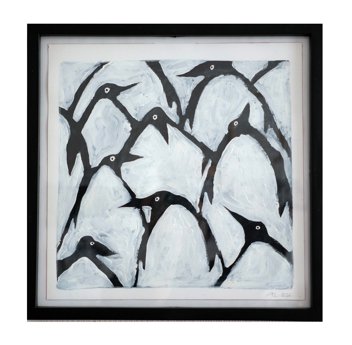 Many Penguins (Original Painting)